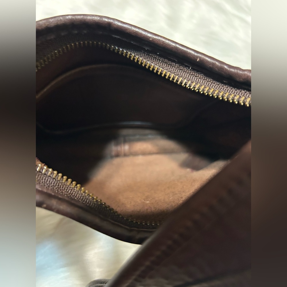 Coach VTG 1998 ERGO Mini Zip 9020 Mahogany Bag - Picture 13 of 16